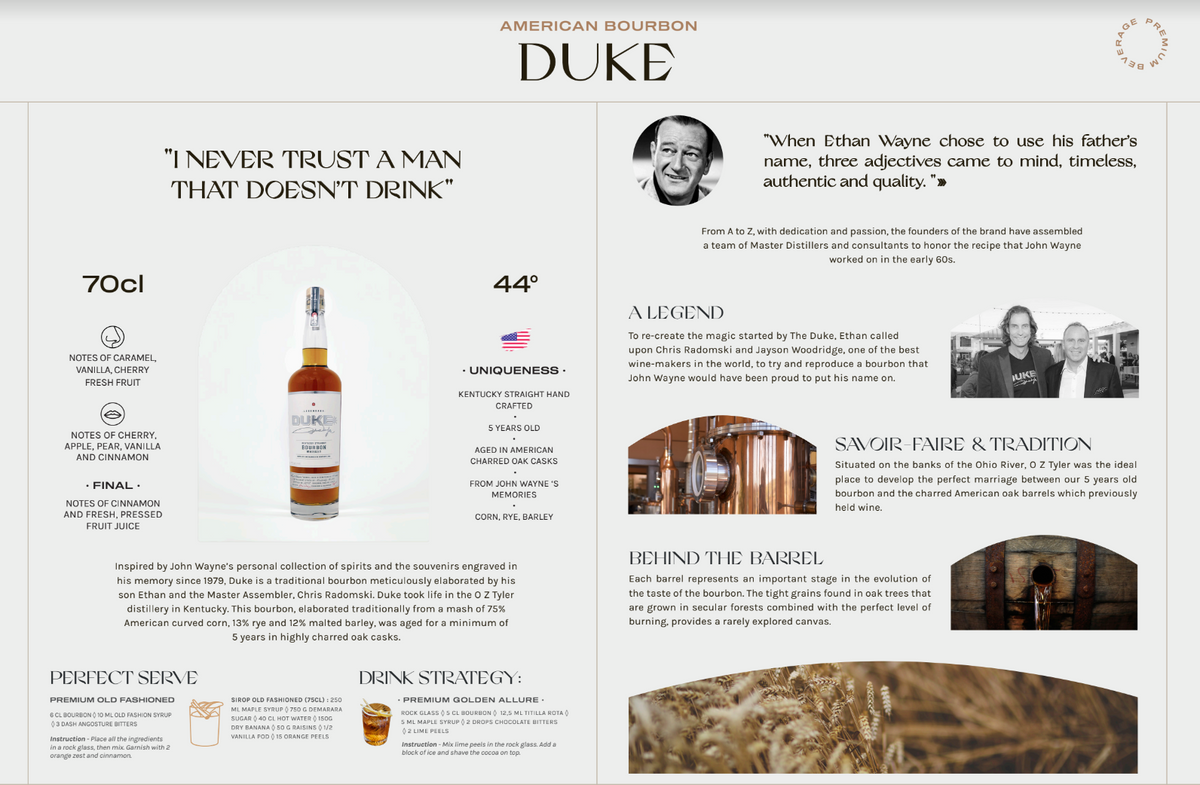 Duke 5 Years Old Kentucky Straight Bourbon Whiskey (88 Proof)