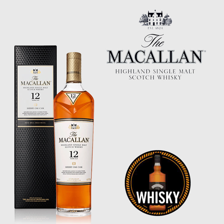 Macallan 12 Year Sherry Oak Single Malt – Winest.HK