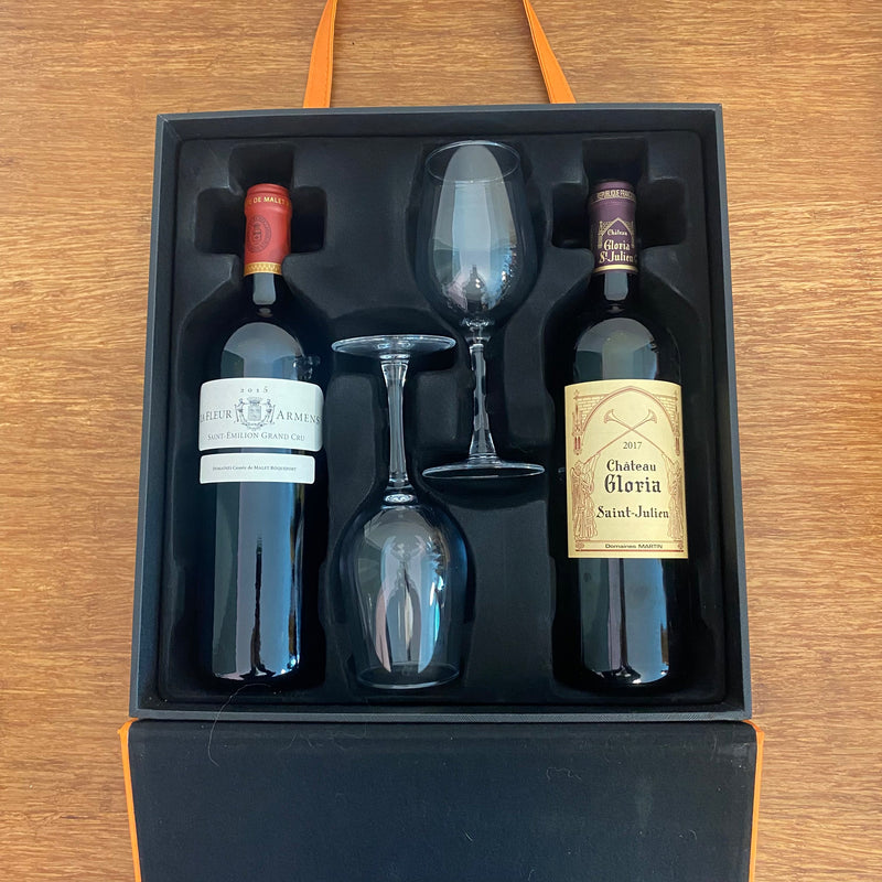 Gift Box with Wine Glass