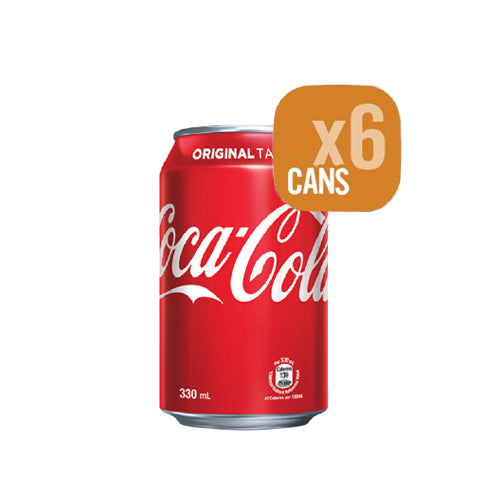 Coke 330ml- 6cans