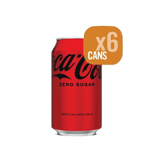 Zero Coke 330ml- 6cans