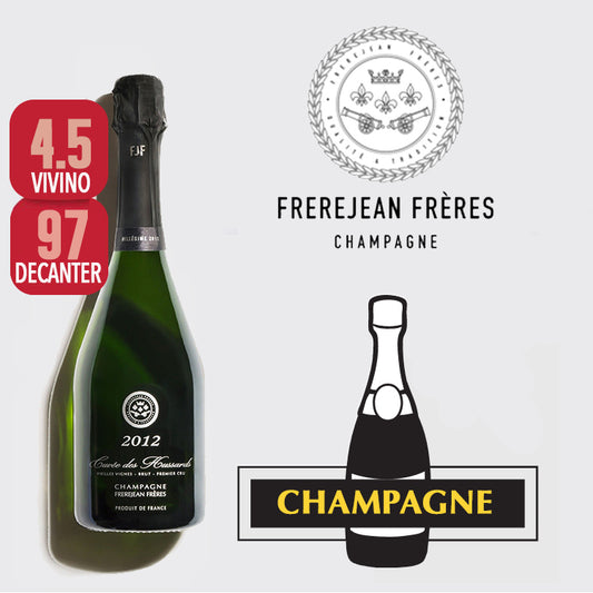 Cuvée des Hussards Vieilles Vignes Extra Brut Champagne Premier Cru 2012