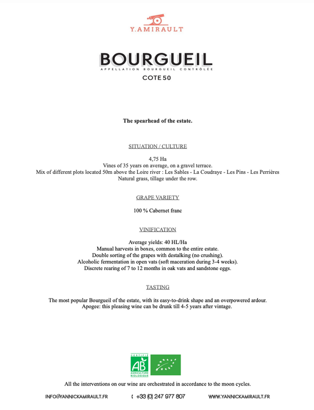 Bourgueil Cote 50 2020